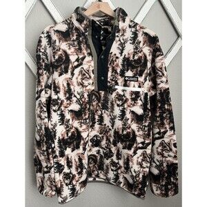 Columbia Helvetia Men's S Half Snap Fleece Pullover Jacket - Wolfscape